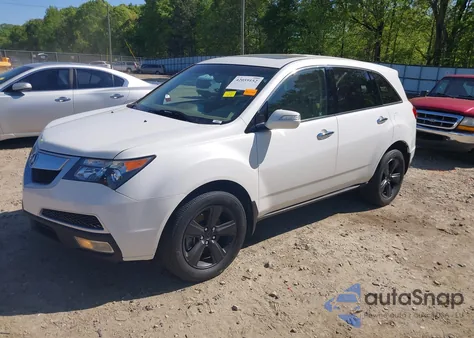 2012 Acura Mdx Technology Package из США, поврежденный, VIN 2HNYD2H39CH548431